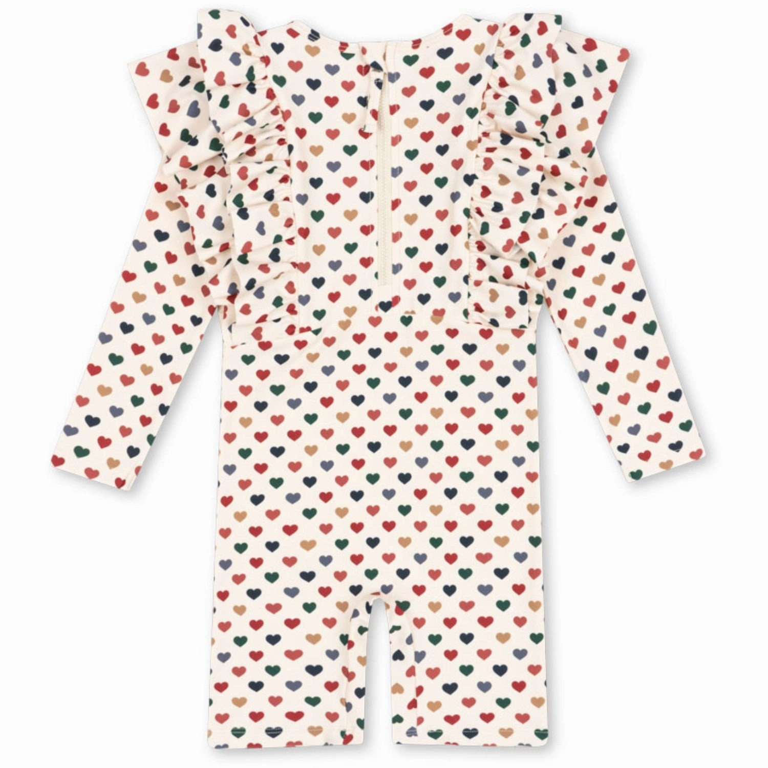 Konges Sljd Coeur Color Manuca Frill Onesie Grs