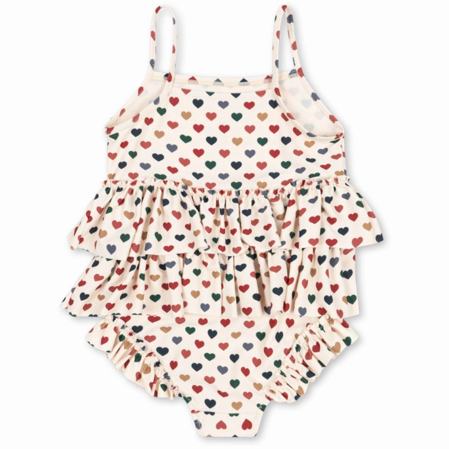 Konges Sljd Coeur Color Manuca Frill Swimsuit Grs