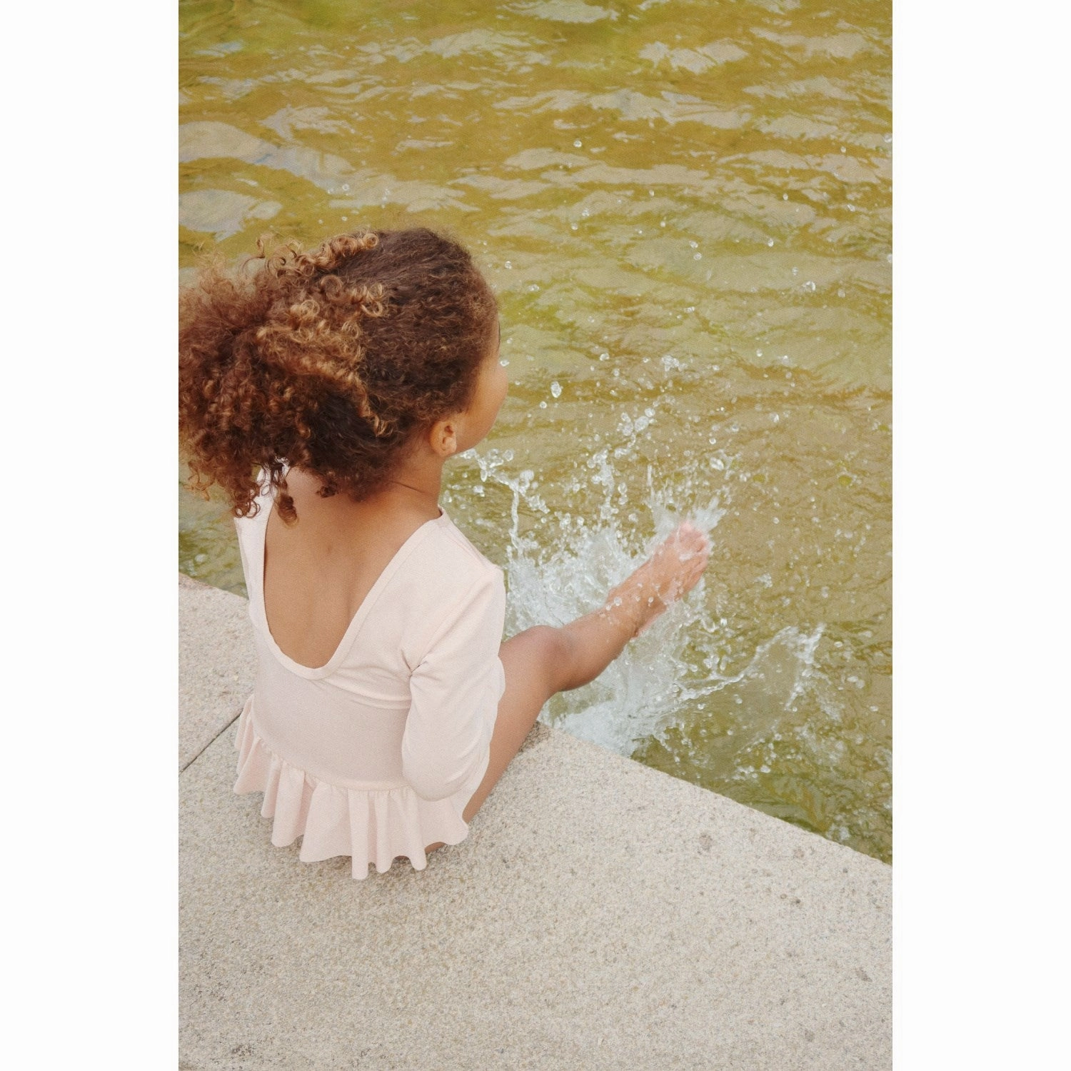 Konges Sljd Evening Sand Jade Ls Swimsuit