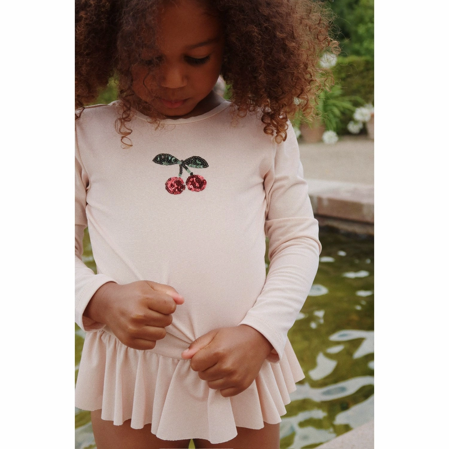 Konges Sljd Evening Sand Jade Ls Swimsuit