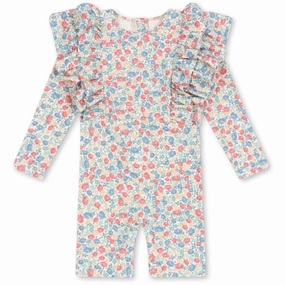 Konges Sljd Fiola Manuca Frill Onesie Grs