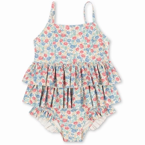 Konges Sljd Fiola Manuca Frill Swimsuit Grs