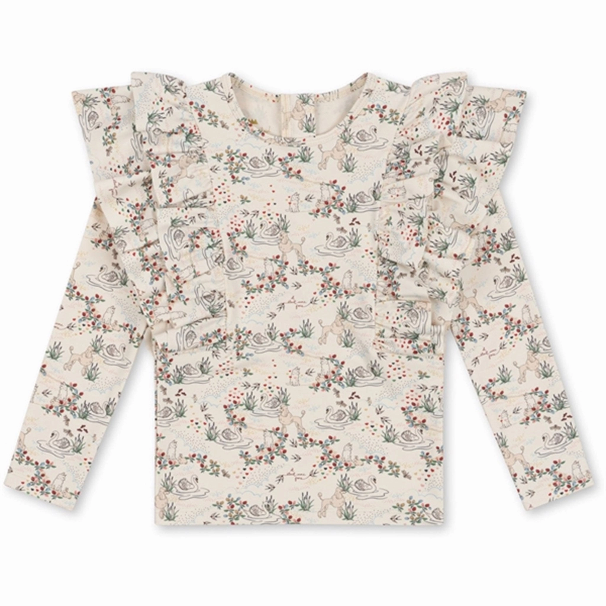Konges Sljd Manuca Frill Swim Blouse Mizumi