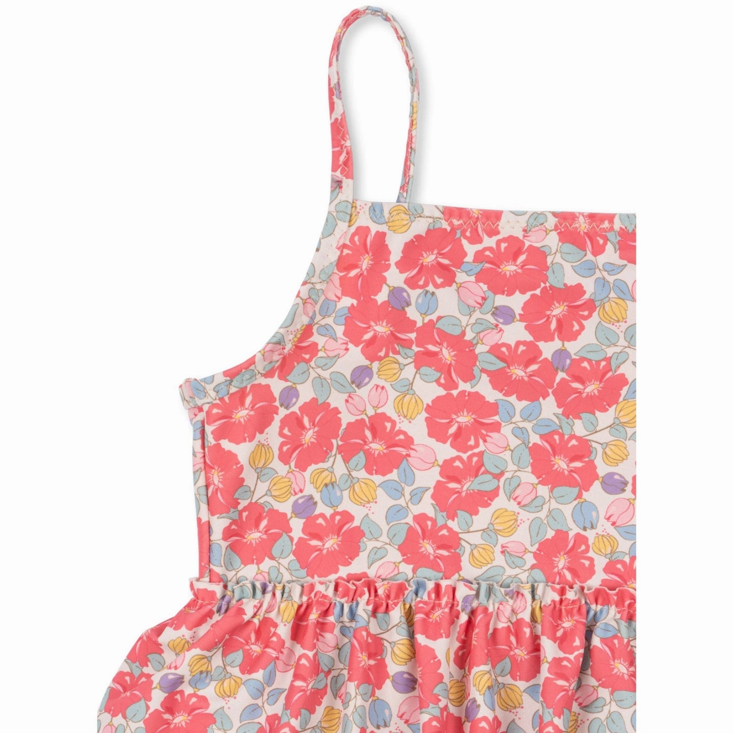 Konges Sljd Rose Anglaise Manuca Frill Swimsuit Grs