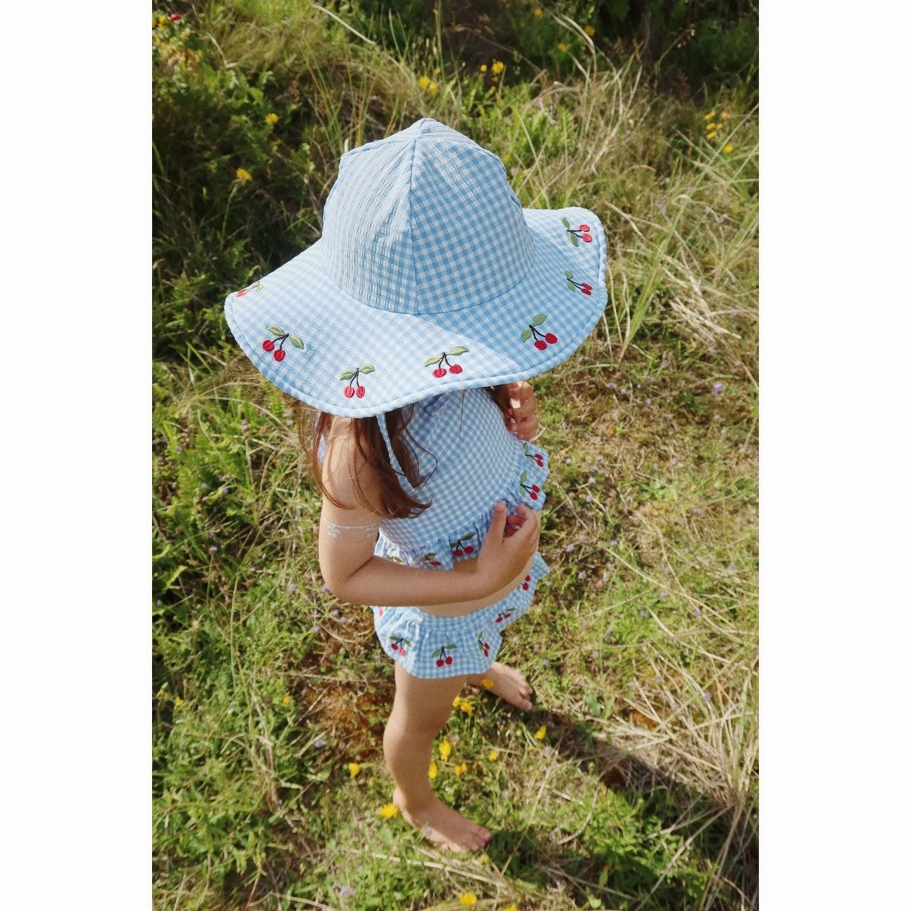 Konges Sljd Soline Swim Hat Provence/White Swan
