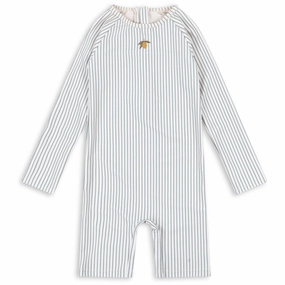Konges Sljd Tea Stripe Aster Onesie Grs