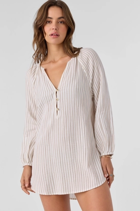 KRYSTEN TUNIC STRIPE DRESS