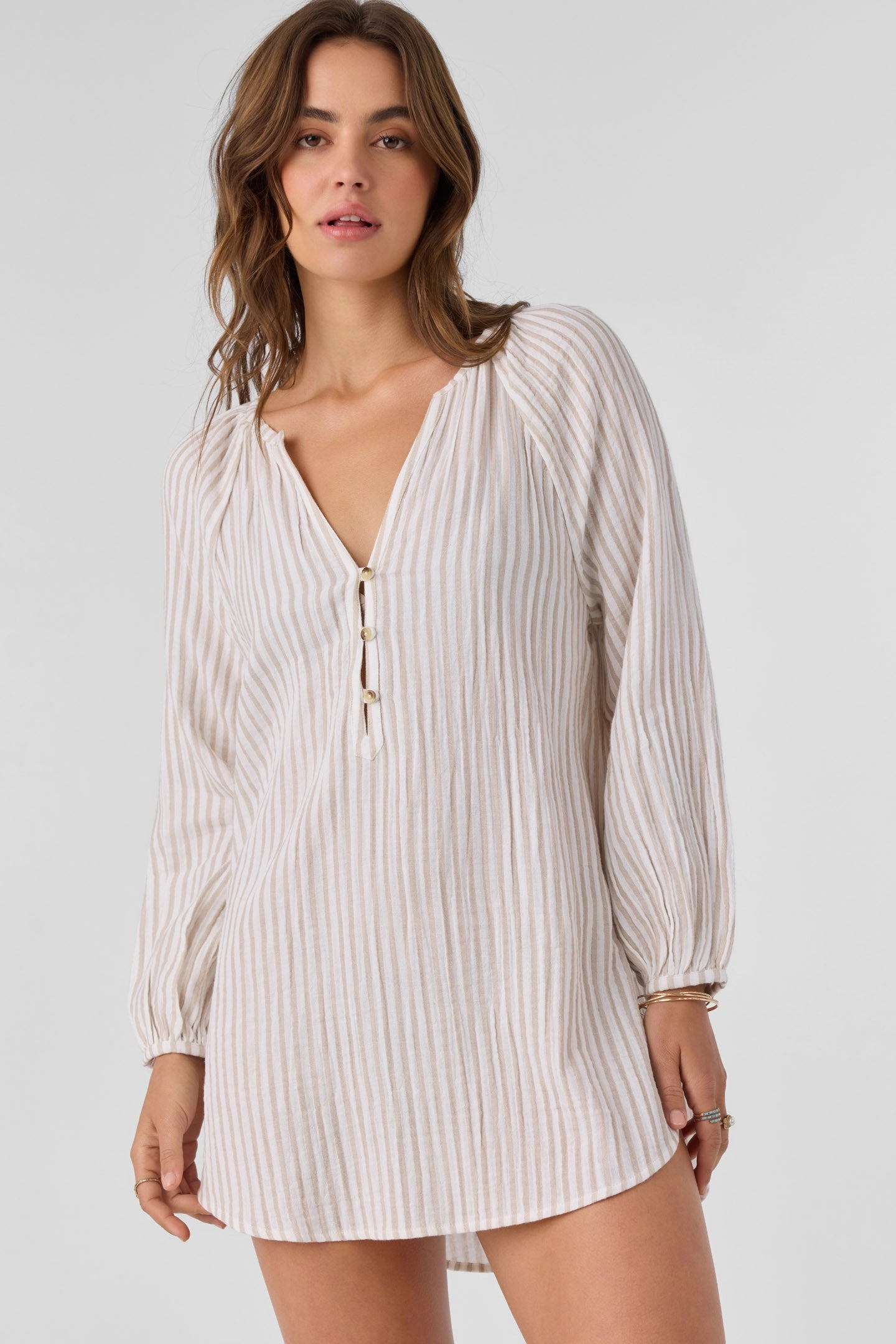KRYSTEN TUNIC STRIPE DRESS