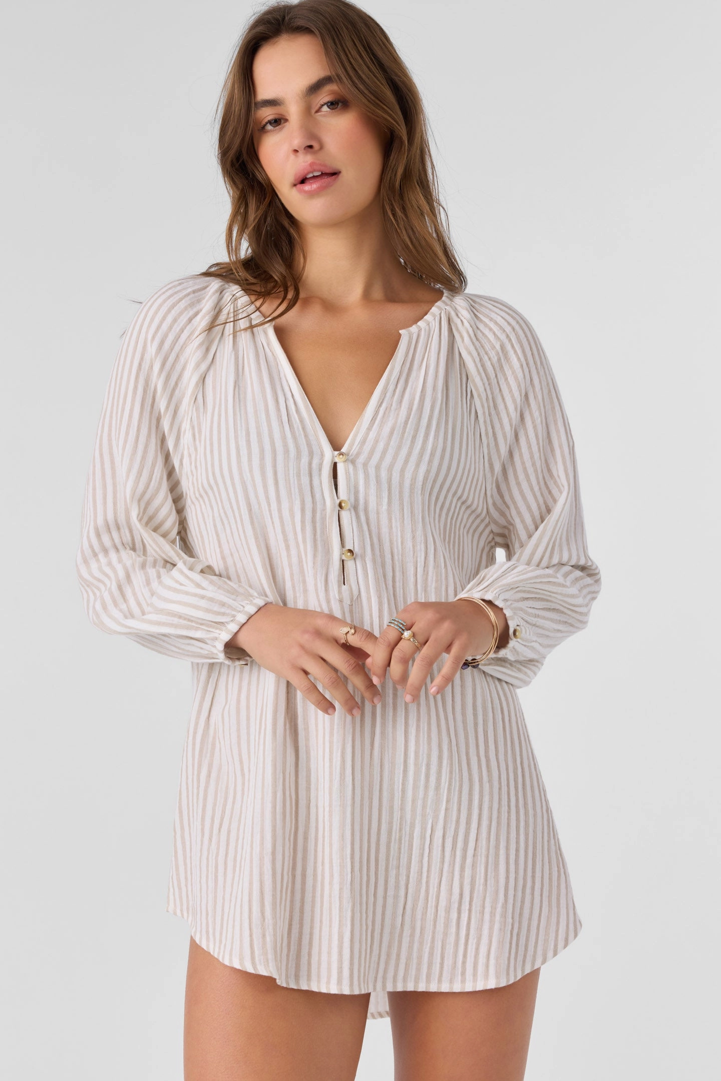 KRYSTEN TUNIC STRIPE DRESS