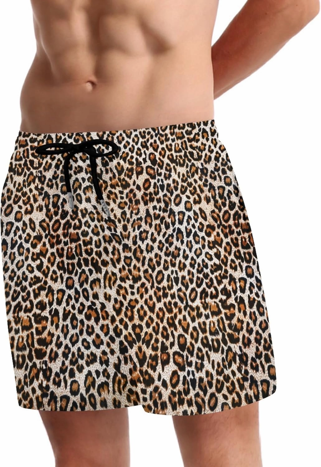 KSLIDS Mens Swim Trunks with Compression Liner 2-in-1 Swimming Shorts 5 inch Inseam Quick Dry Beach Board Shorts
