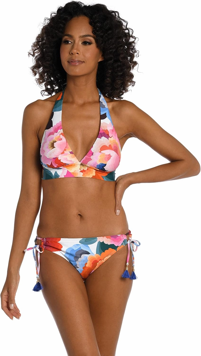 La Blanca Women's Banded Halter Bikini Swimsuit Top