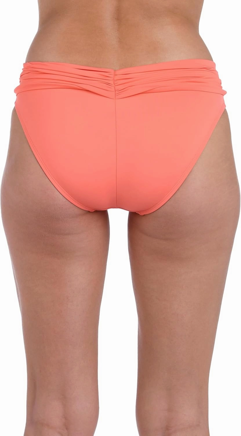 La Blanca Women's Island Goddess Halter Triangle Swimsuit Top & Hipster Swimsuit Bottom