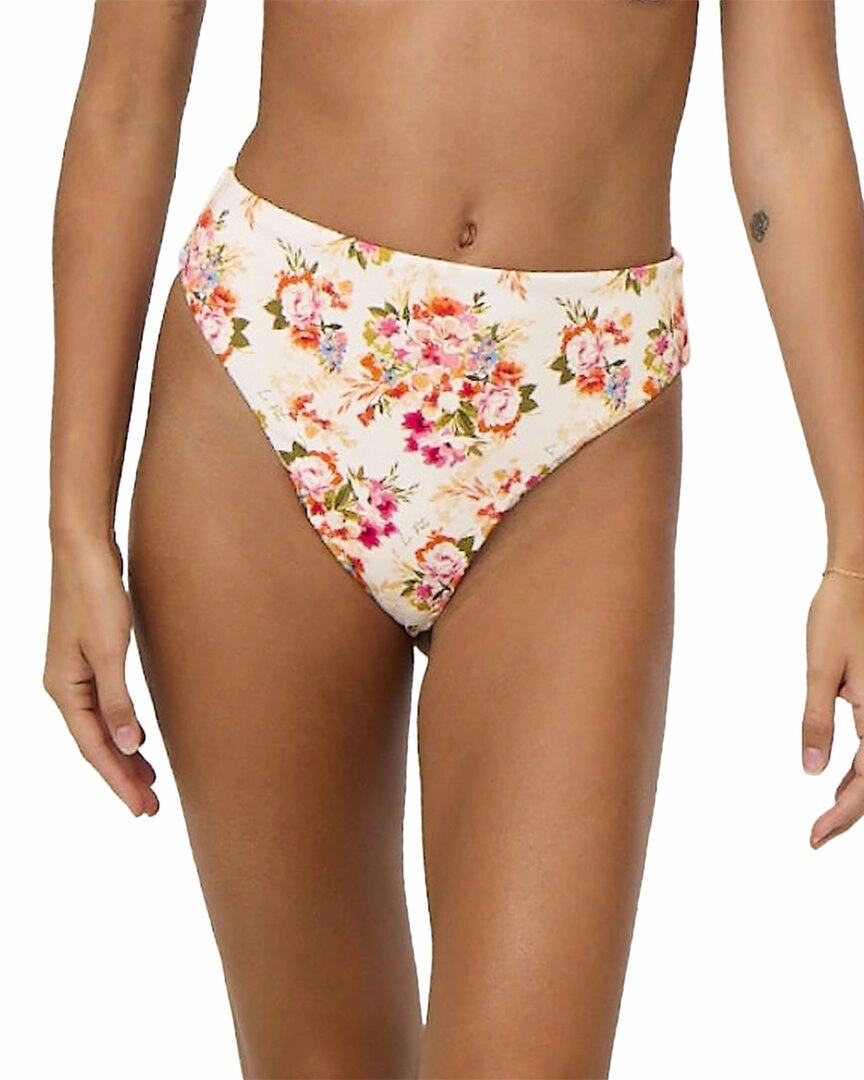 La Porte Monica High-Waisted Cheeky Bikini Bottom