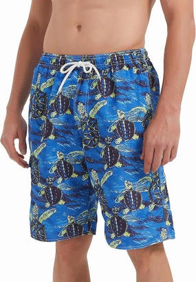 Landisun Mens Swim Trunks Board Shorts Swimsuit Swimwear Swim Shorts Bathing Suits Quick Dry with Mesh Lining