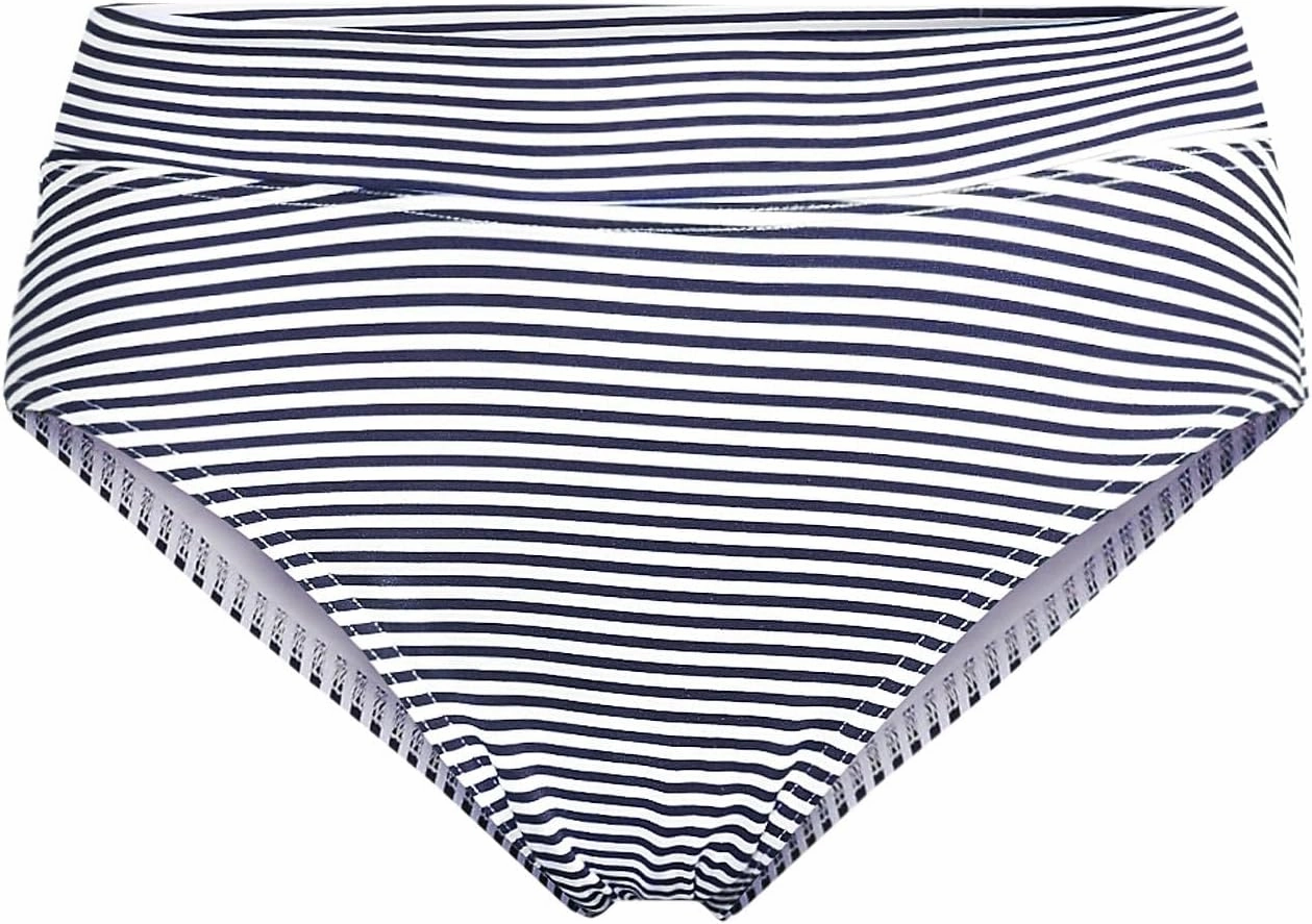 Lands' End Women's Chlorine Resistant Pinchless High Waisted Bikini Bottoms