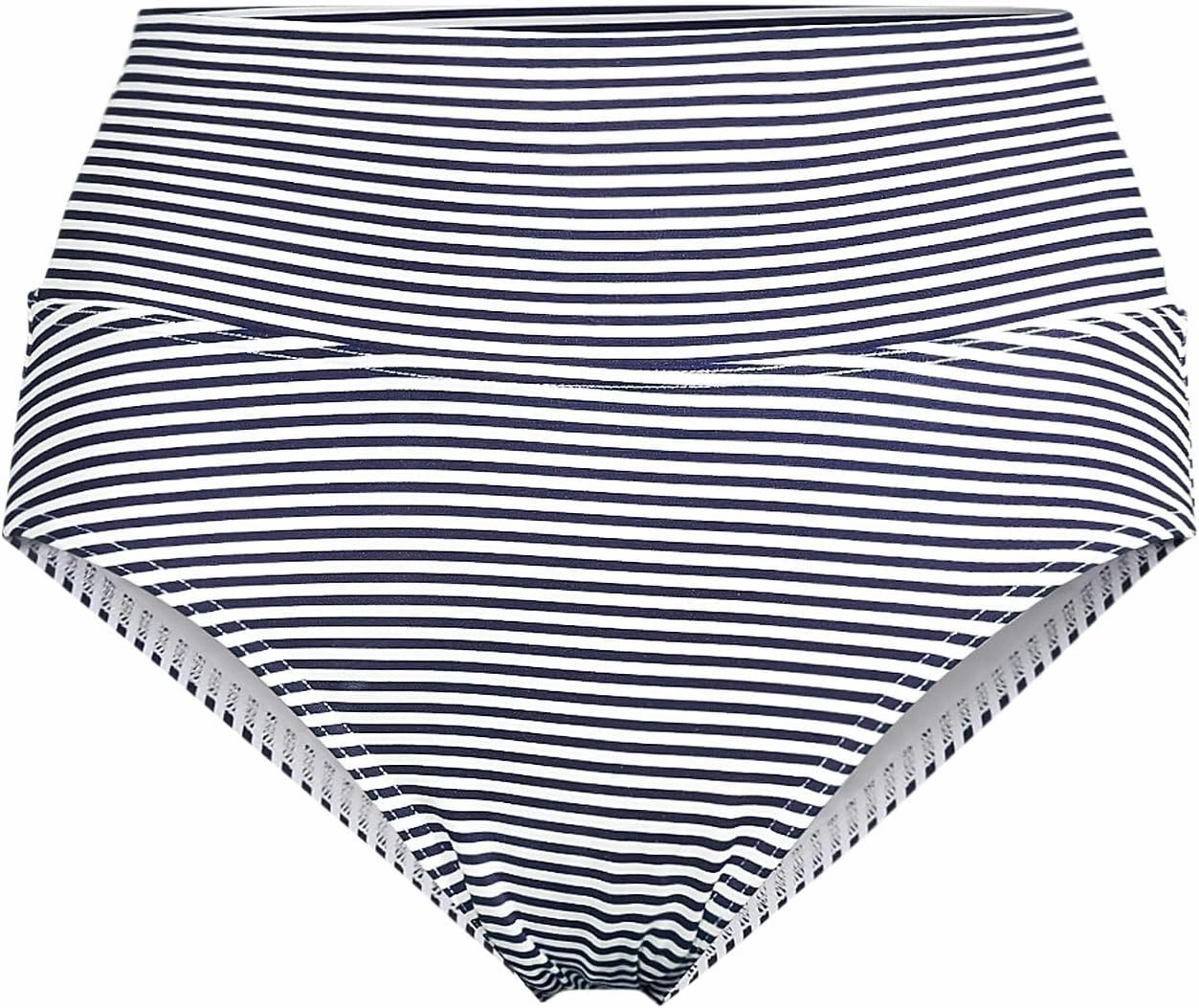 Lands' End Women's Chlorine Resistant Pinchless High Waisted Bikini Bottoms