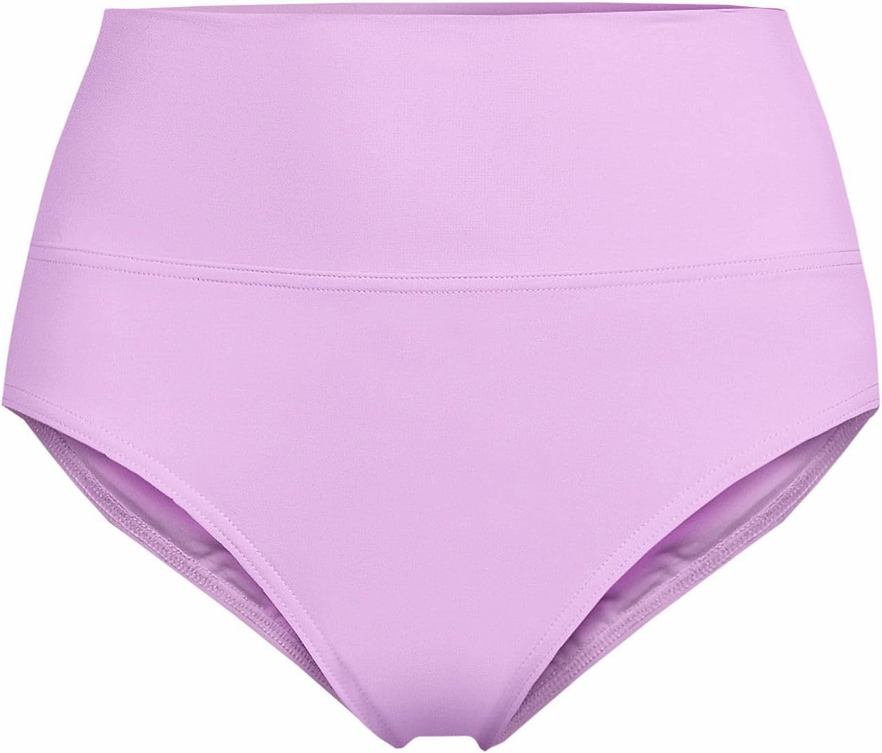 Lands' End Women's Chlorine Resistant Pinchless High Waisted Bikini Bottoms