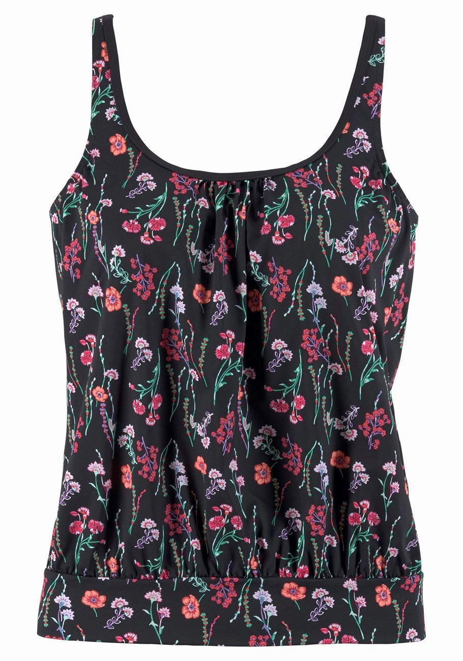 LASCANA Women's Floral Tankini Top