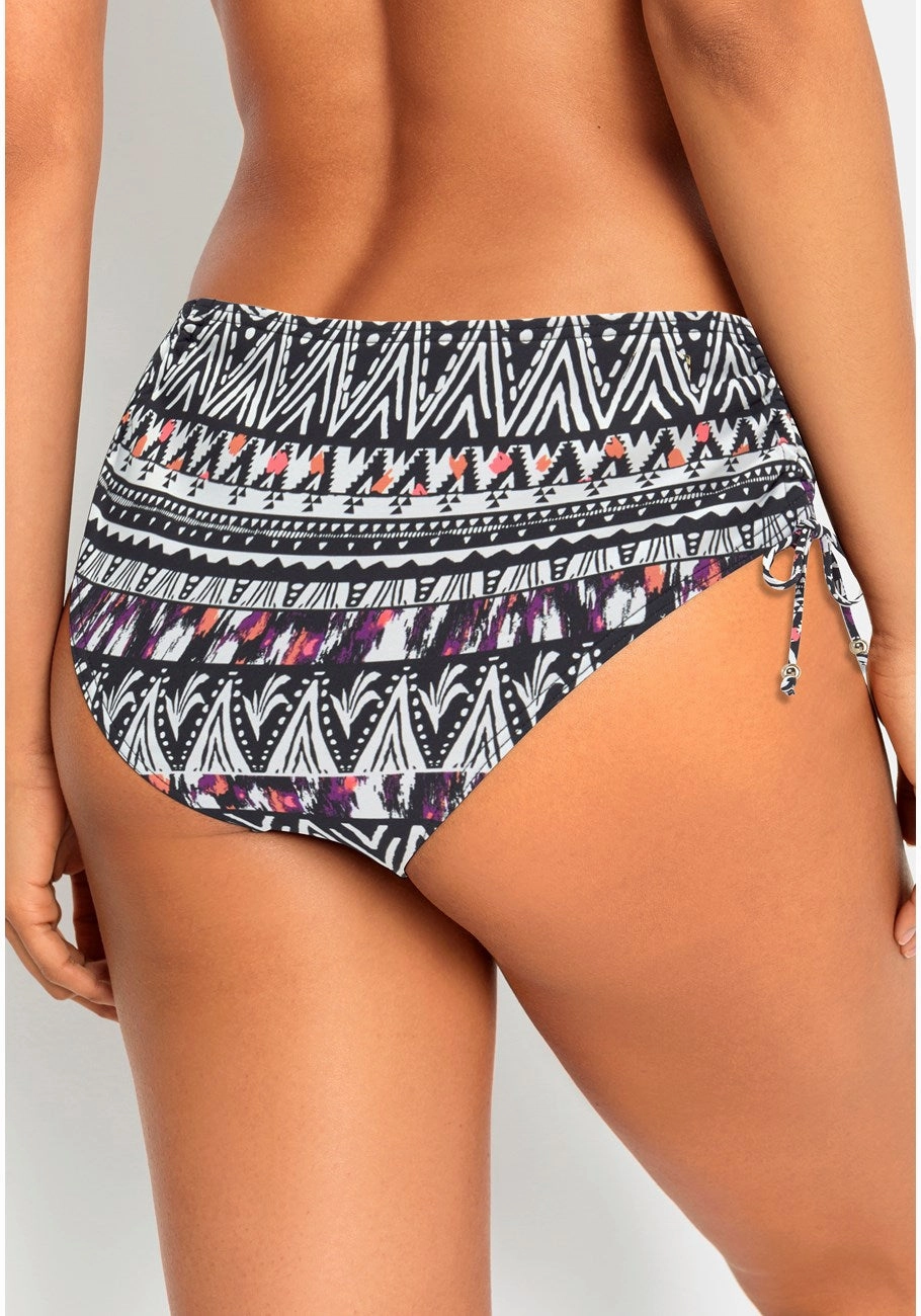 LASCANA Women's Mid Rise Bikini Bottom