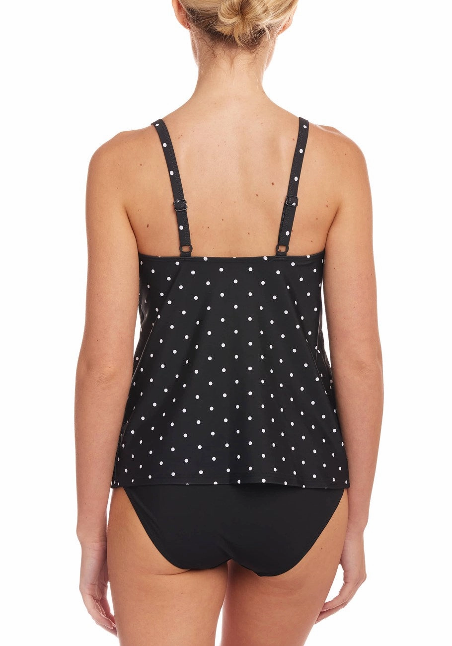 LASCANA Women's Polka Dot Tankini Top