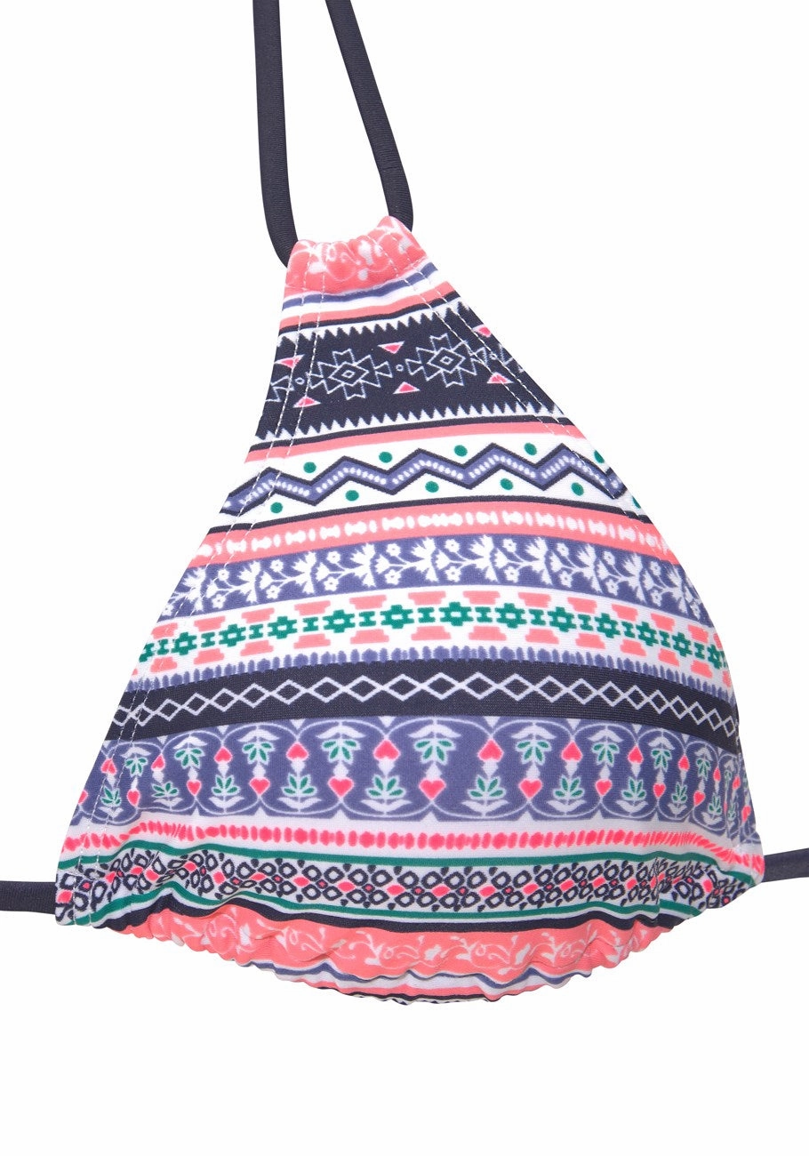 LASCANA Women's Printed Triangle Bikini Top