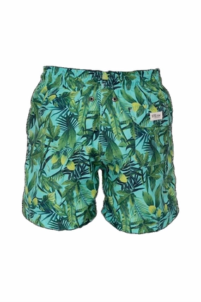Leaves Swim Trunk In Green