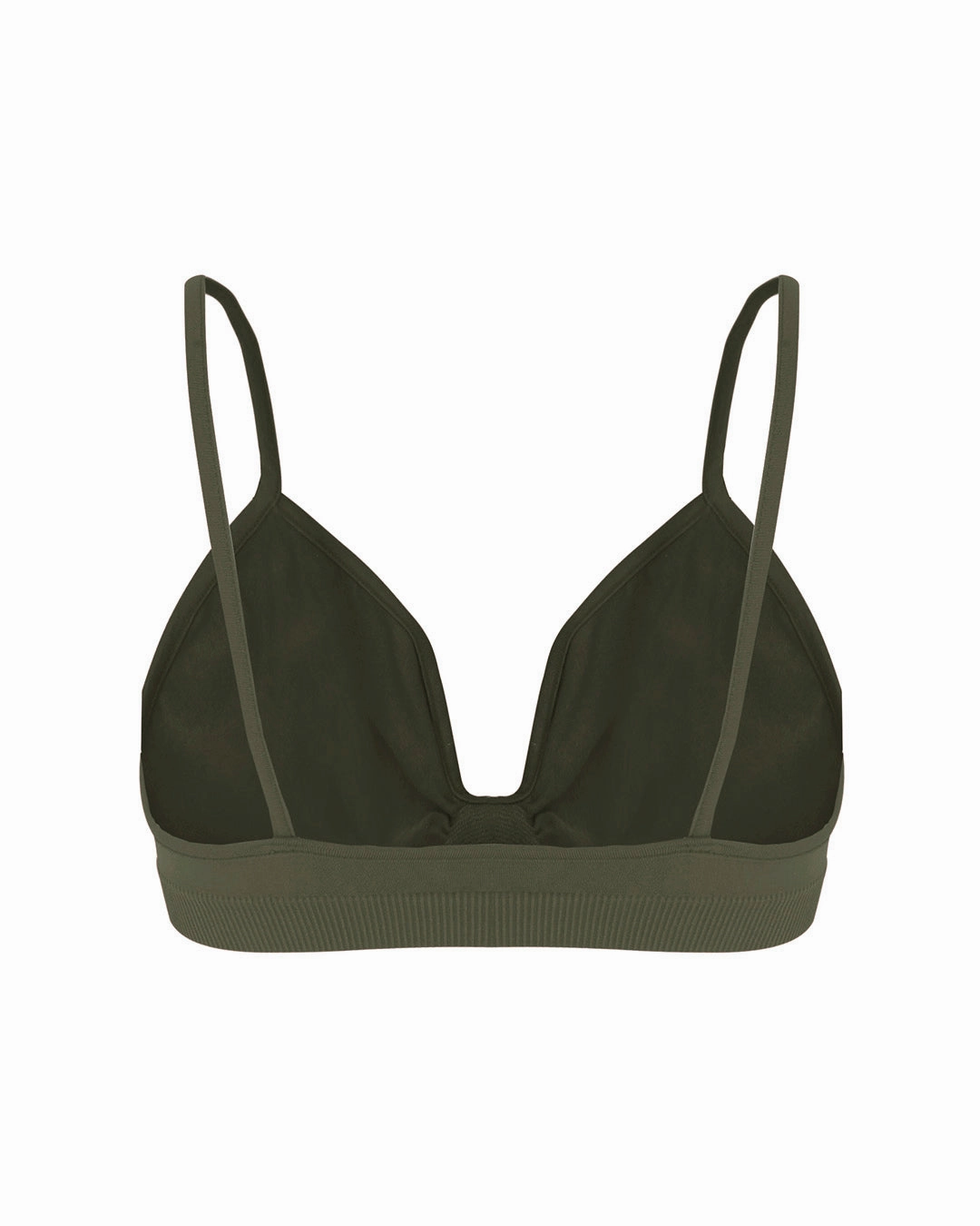 LIBERATED Bikini Bra Top | Olive