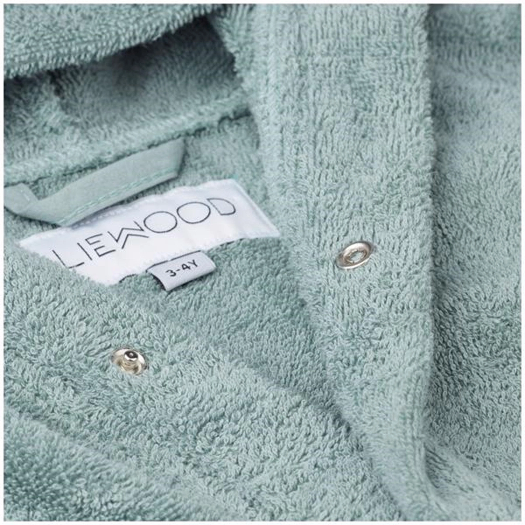 Liewood Lily Bathrobe Rabbit Peppermint