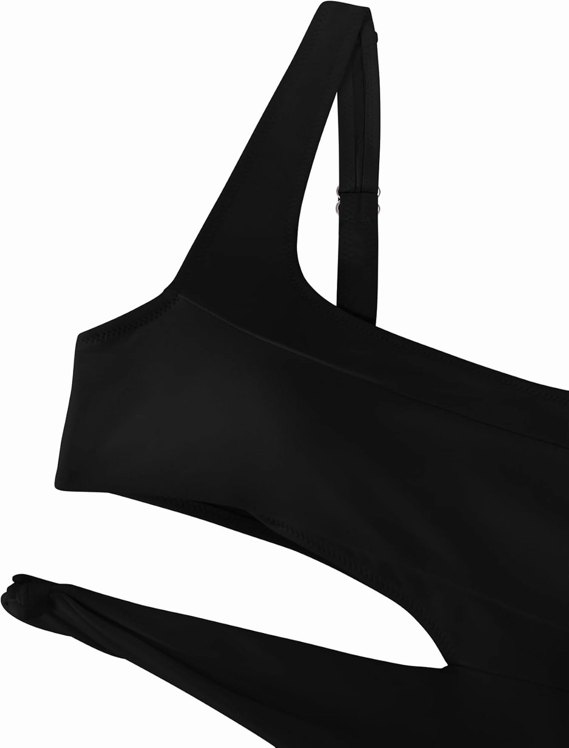 Lilosy Sexy Knotted Ruched High Cut Leg One Piece Swimsuit