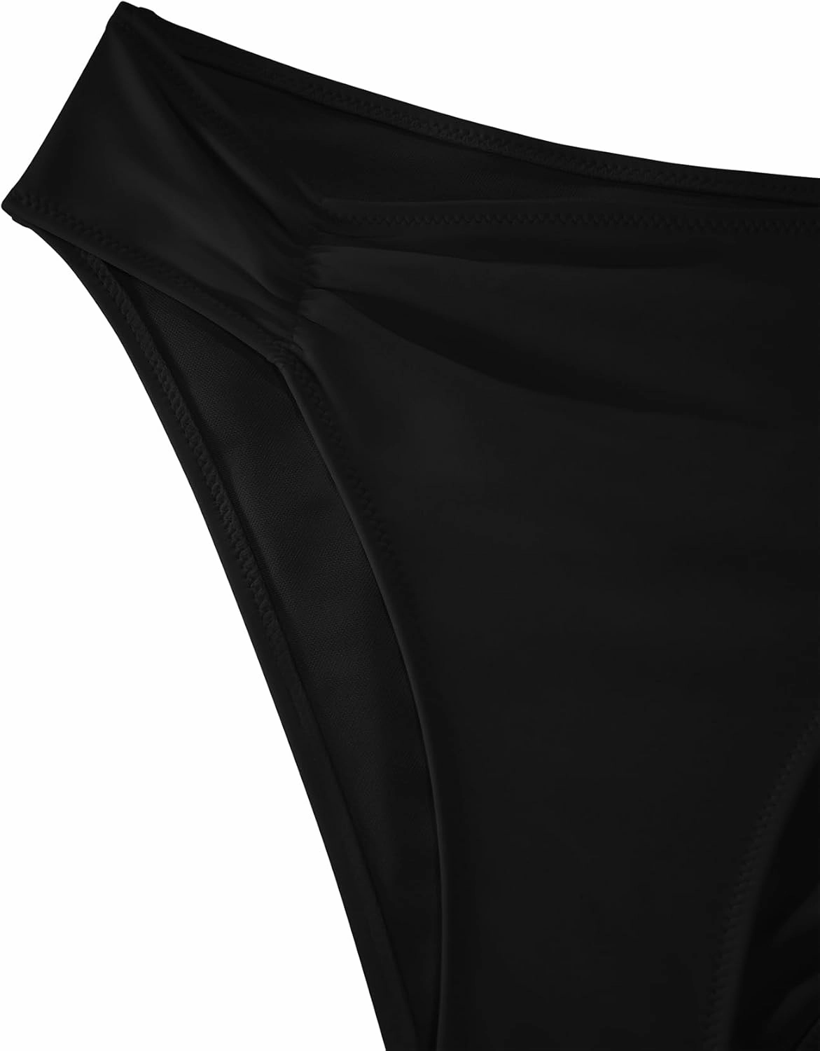 Lilosy Sexy Knotted Ruched High Cut Leg One Piece Swimsuit