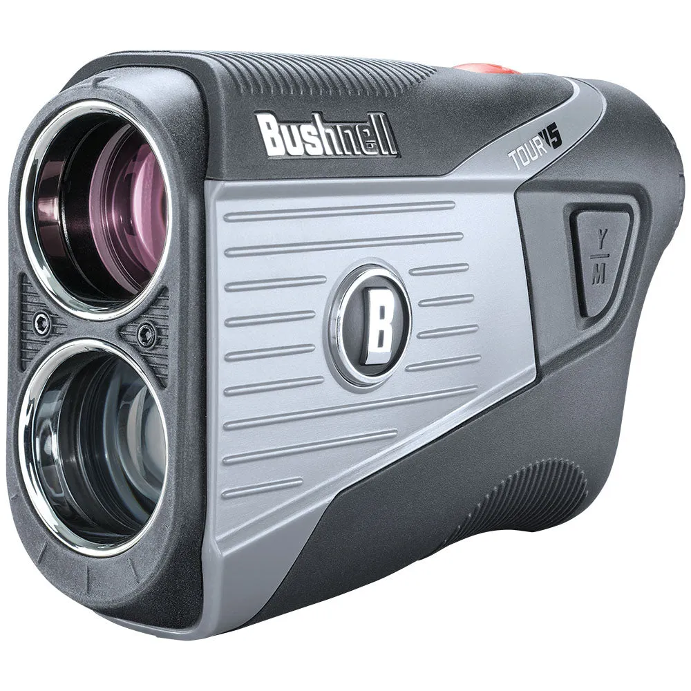 Limited Edition Bushnell Tour V5 Slim Laser Rangefinder - Bonus Pack The Choice is Clear, Top-rated golf rangefinders 2024, MOI golf club technology, Yellow golf balls