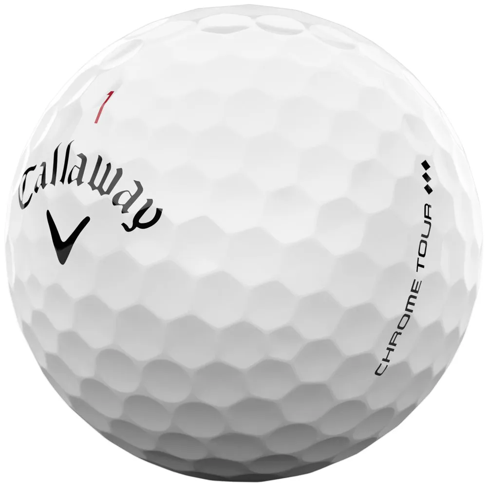 Callaway Chrome Tour TD Golf Balls - White - 3 Sleeve, Waterproof golf jacket, Spikeless golf shoes