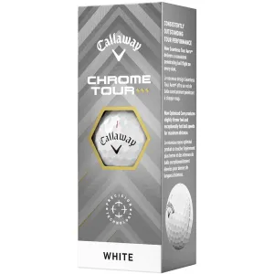 Limited Edition Callaway Chrome Tour TD Golf Balls - White - 3 Sleeve Cant-Miss, Golf gear for seniors, Shot tracking golf sensor, Rain golf gloves