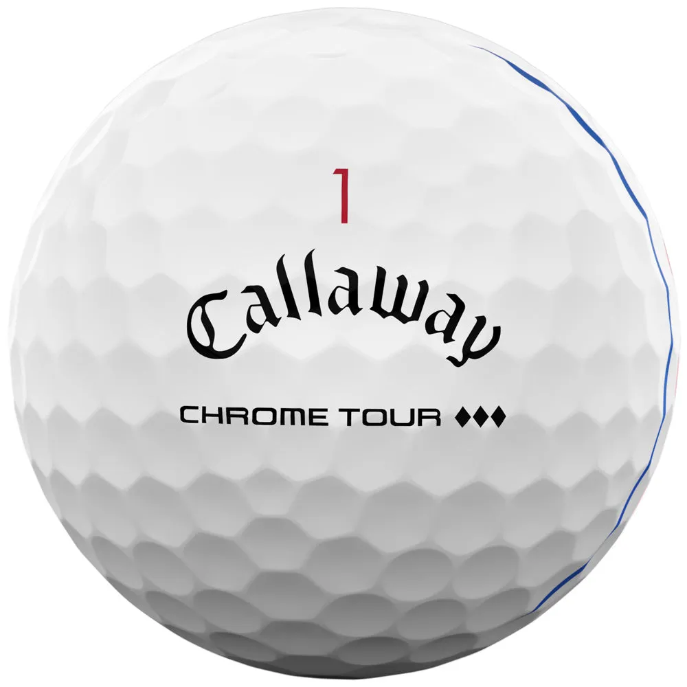 Callaway Chrome Tour TD Triple Track Golf Balls - White - 3 Sleeve, Left-handed golf putters, Nike Air Zoom golf shoes, Junior golf clubs set