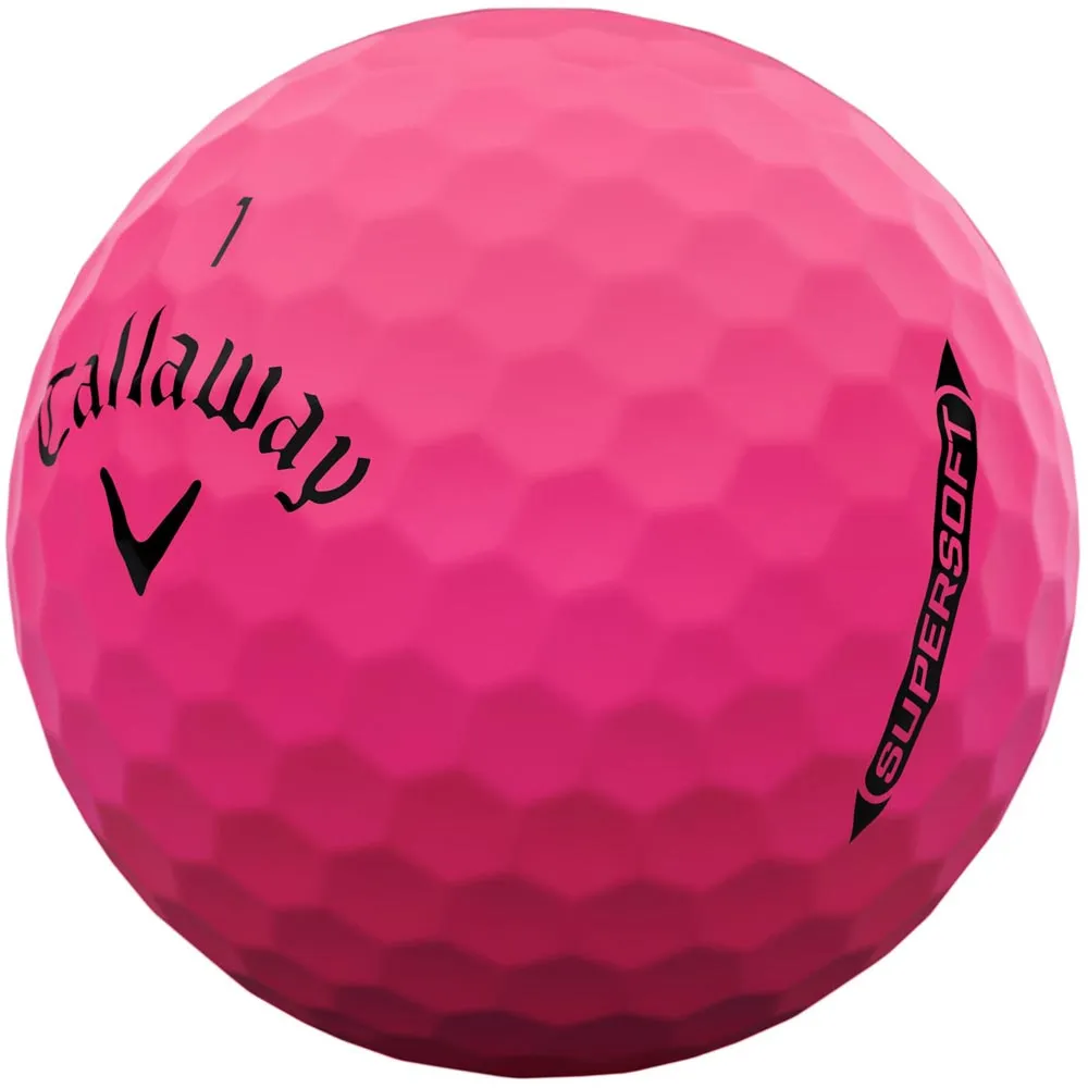Callaway Supersoft Golf Balls - Matte Pink - 12 Pack, Nike Air Zoom golf shoes, SPF 50 golf shirts, Golf stand bag