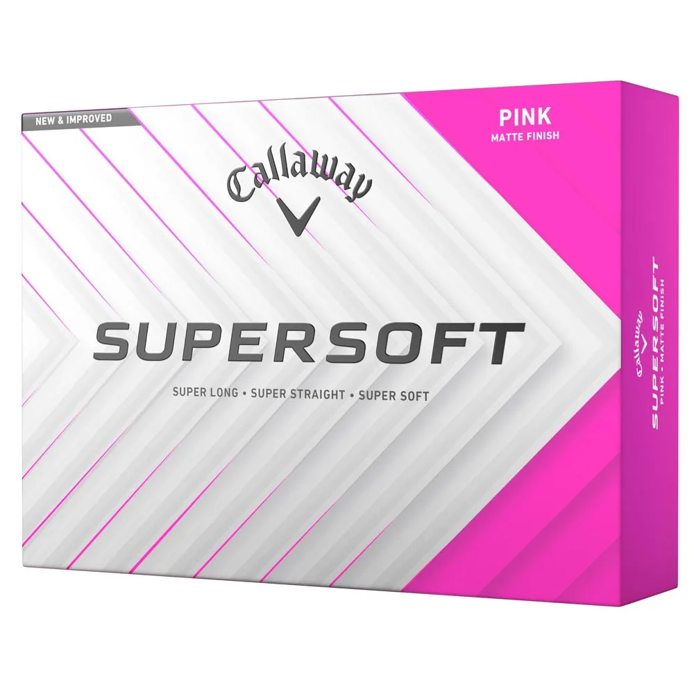 Callaway Supersoft Golf Balls - Matte Pink - 12 Pack, Golf club fitting near me, Rain golf gloves, Black Friday golf deals