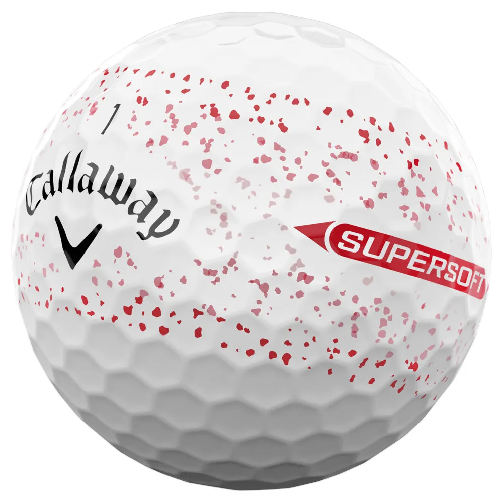 Callaway Supersoft Golf Balls - Red Splatter - 12 Pack, Titleist TSR3 driver