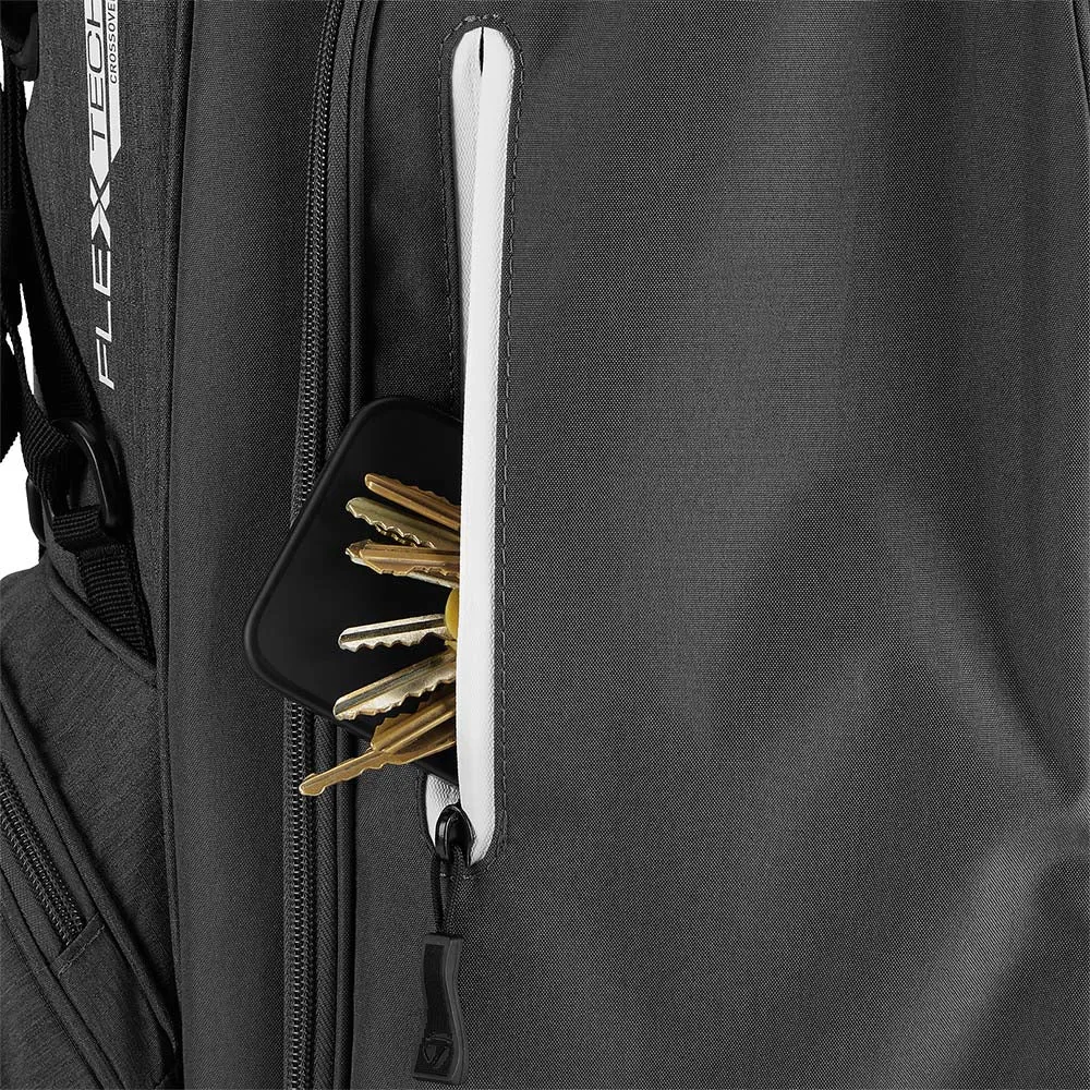 TaylorMade Flextech Crossover Stand Bag - Grey, Vegan golf shoes, Golf scorecard holder