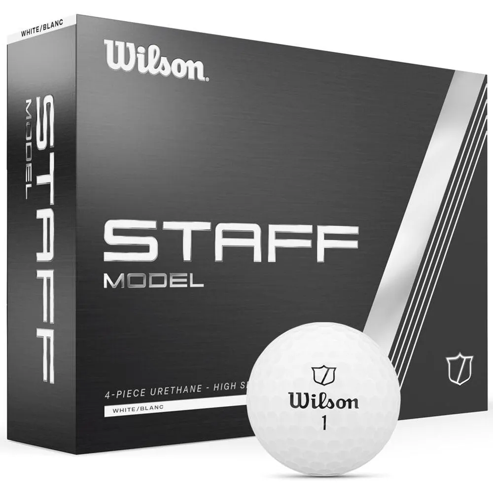 Limited Edition Wilson Staff Model Golf Balls - White - 12 Pack Limited Time, Personalized golf tees, Top-rated golf rangefinders 2024