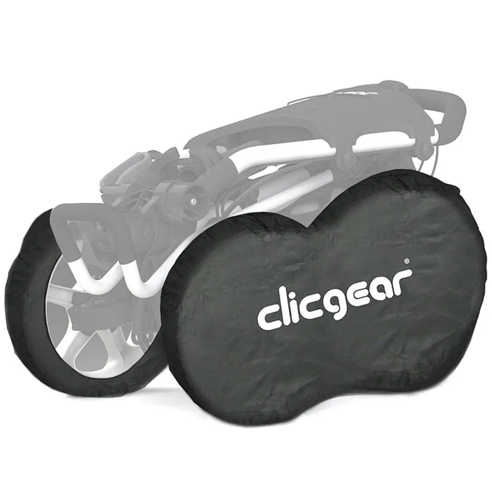 Limited Time Clicgear 8.0 Push Trolley Wheel Covers The Choice is Clear, Lightweight golf bag, Golf stand bag, Personalized golf balls
