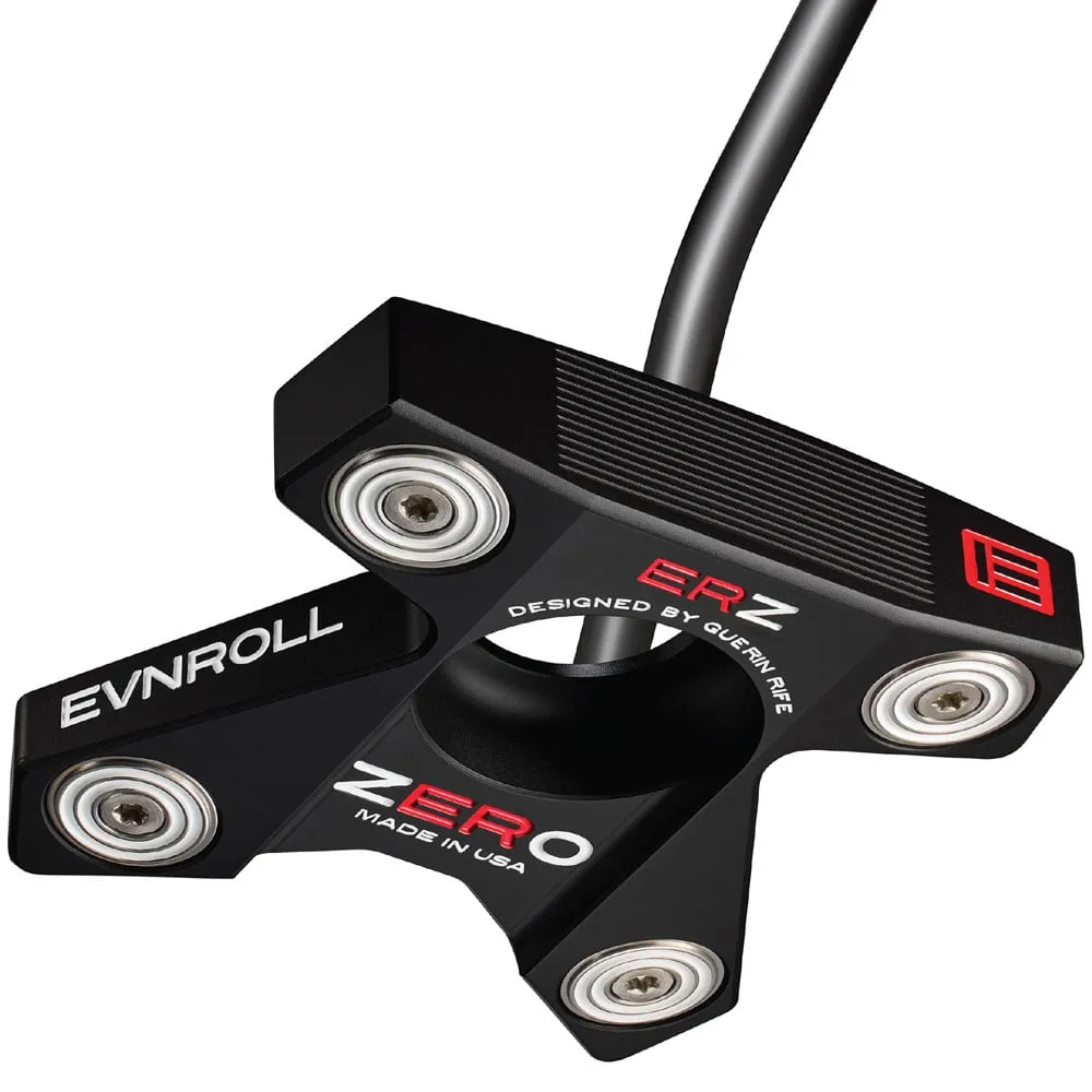 Evnroll ER ZERO Black Gravity Balanced Mallet Putter, Personalized golf bag