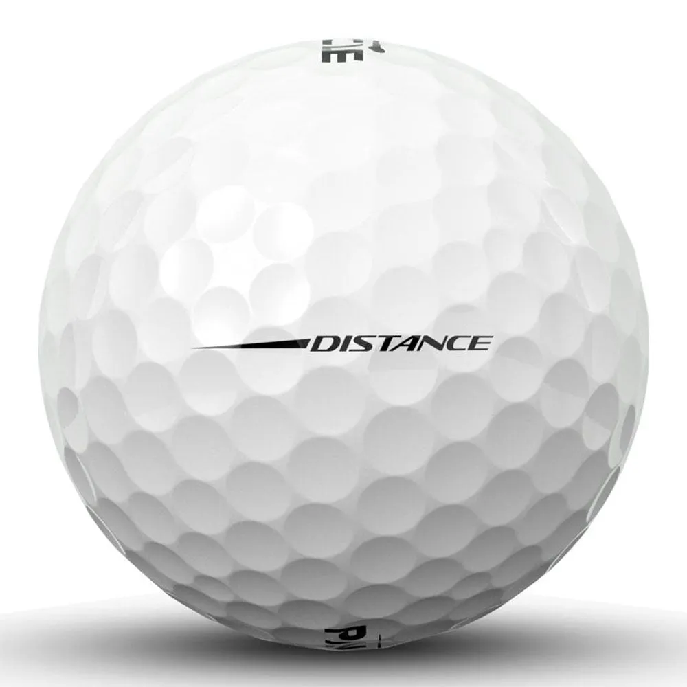 Pinnacle Distance Golf Balls - White - 15 Pack, Golf club cleaning brush, Golf bag rain cover, MOI golf club technology