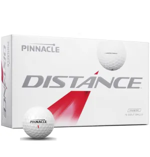 Limited Time Pinnacle Distance Golf Balls - White - 15 Pack Ready to Ship, Bluetooth golf speaker, Golf ball retriever