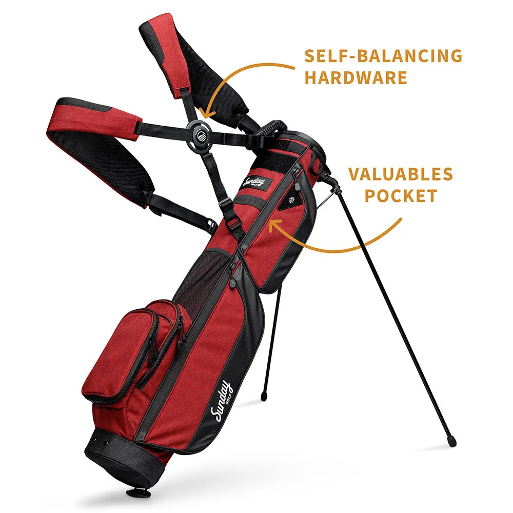 Sunday Golf Loma XL Pencil Stand Bag - Ron Burgundy, Golf tournament prizes