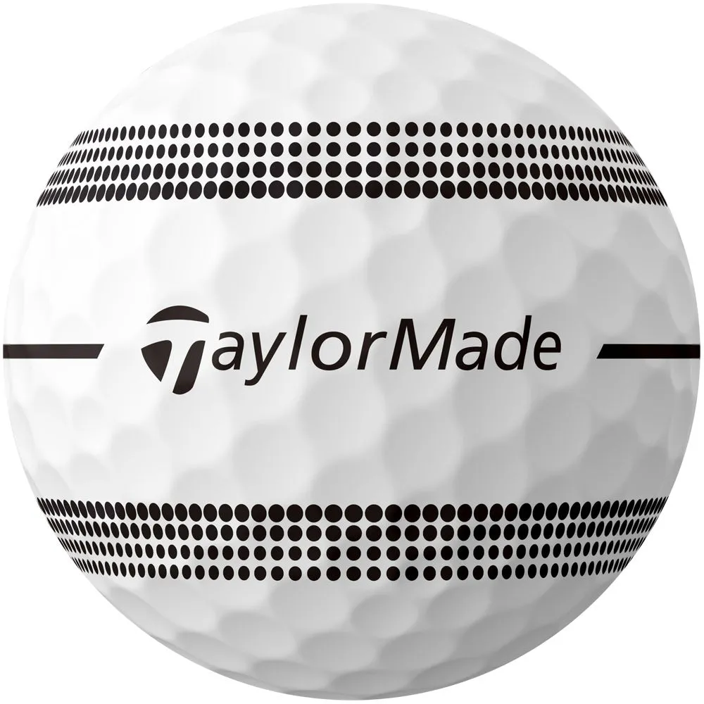 TaylorMade TP5x Clear Stripe Golf Balls - White - 12 Pack, Golf cleats replacement