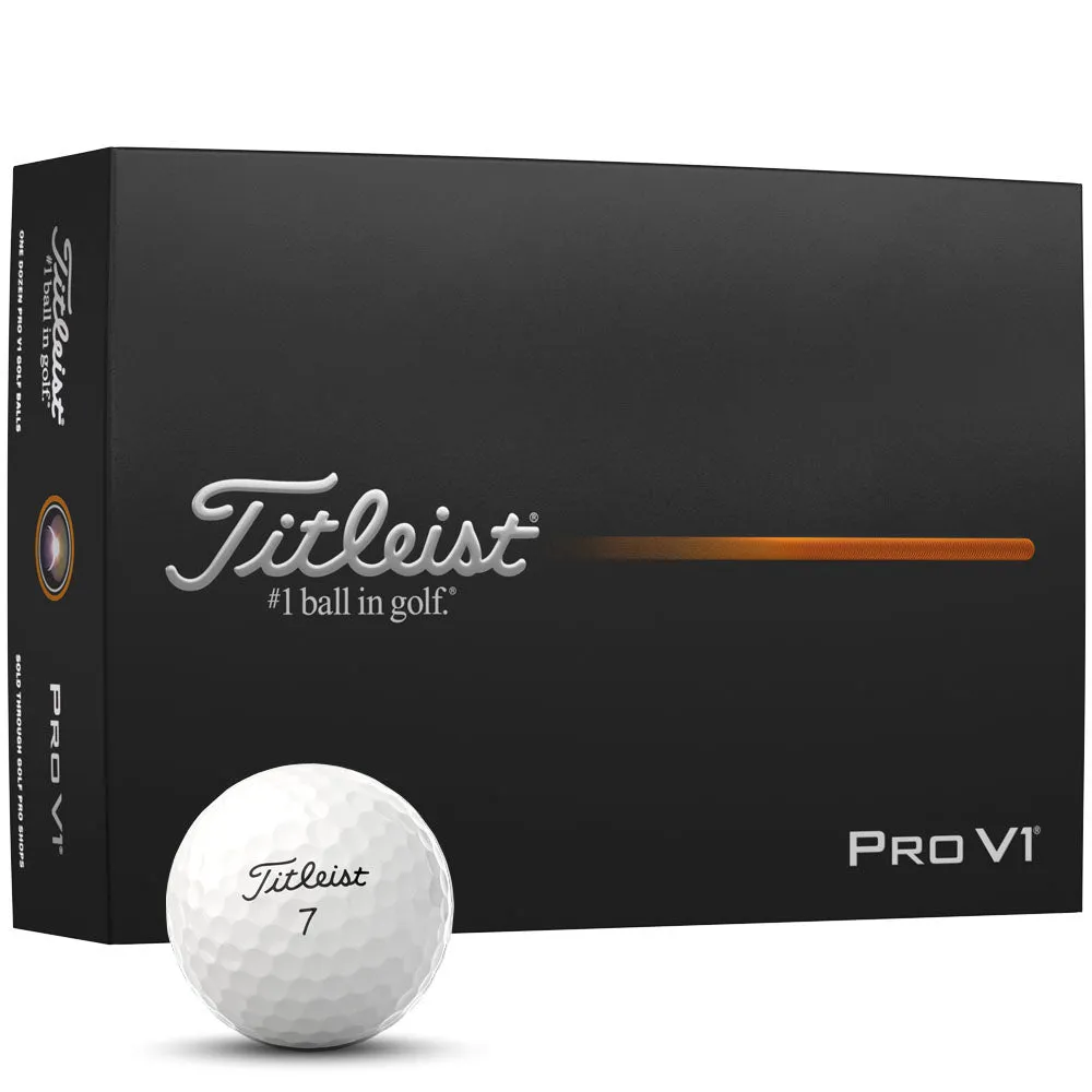 Limited Time Titleist Pro V1 High Number Golf Balls - White - 12 Pack Style Meets Function, Golf ball finder glasses, Luxury golf accessories, Golf club head covers