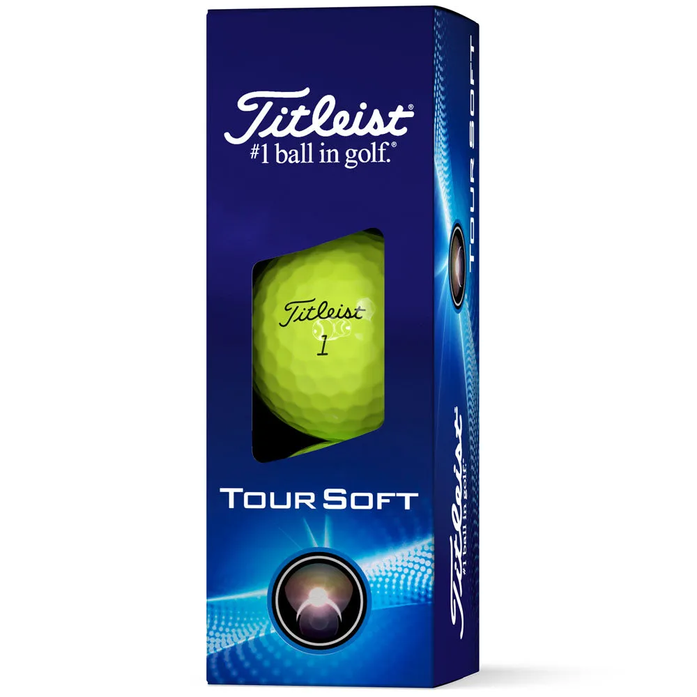 Titleist Tour Soft Golf Balls - Yellow - 12 Pack, Golf vest for men, Shot tracking golf sensor, Women's golf skirts