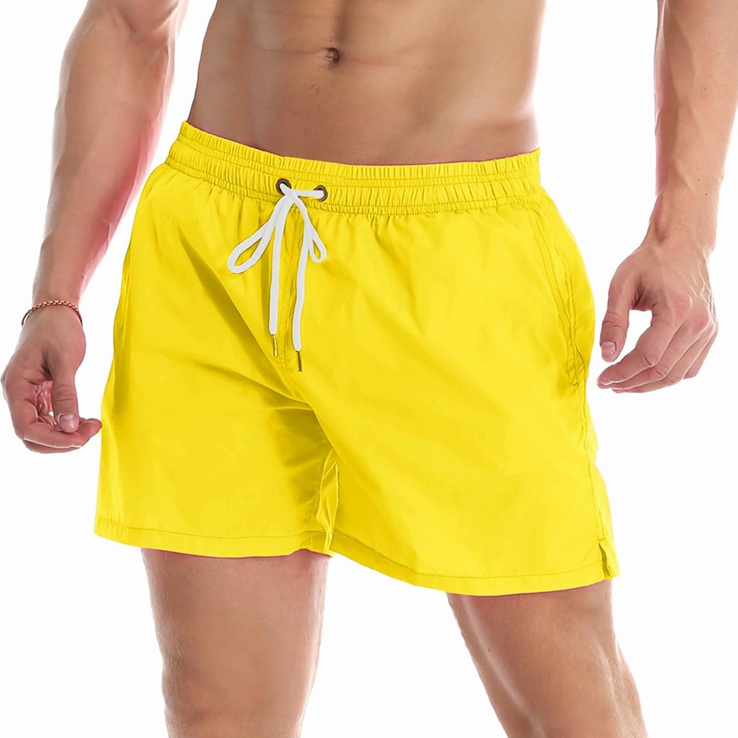 Lncropo Men's Swim Trunks Quick Dry Bathing Suits with Mesh Lining Swimwear Swim Shorts