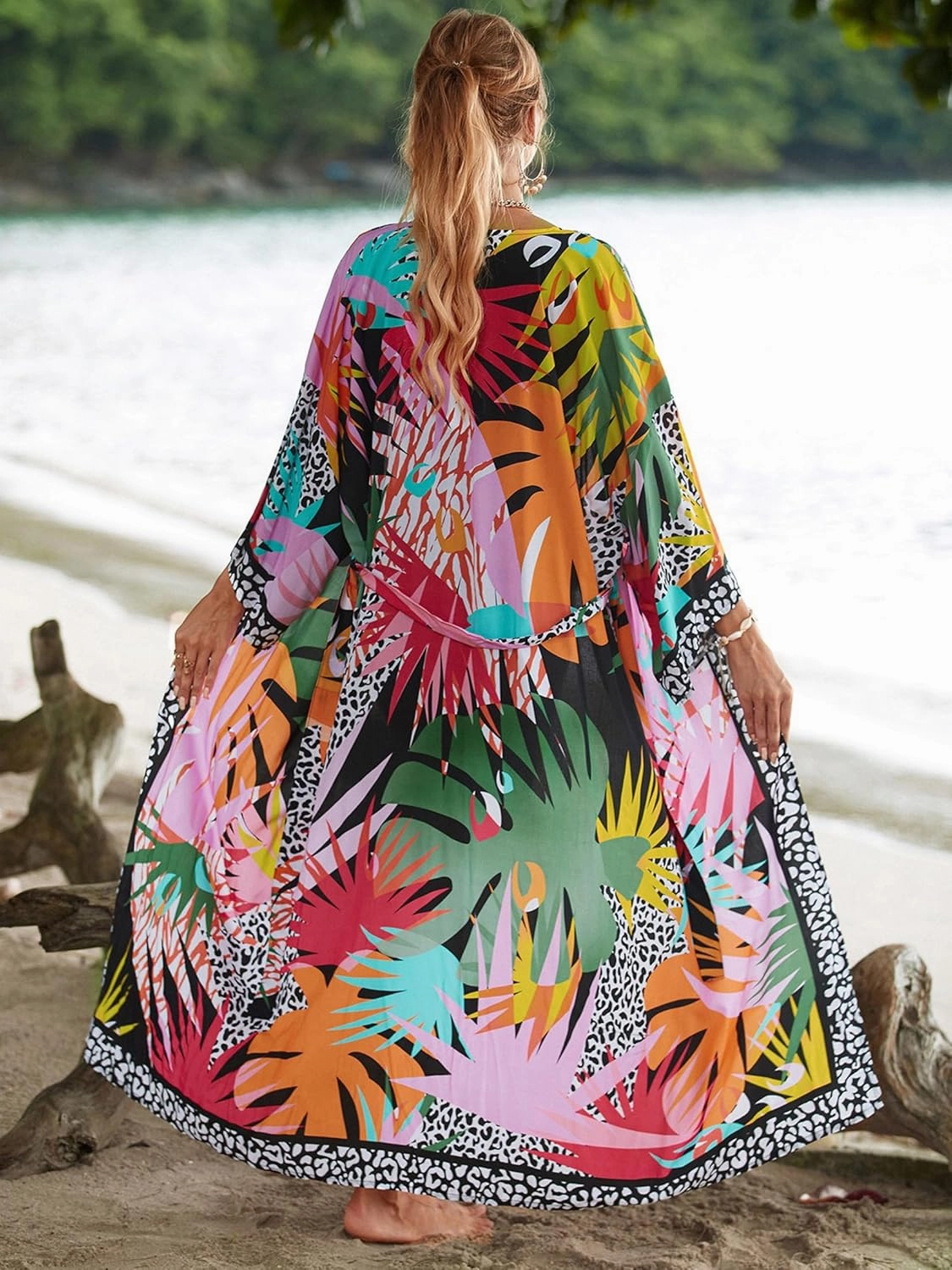 Long Kimonos Swimsuit Cover ups for Women Plus Size Maternity Swimwear Coverup Beach Wear Vacation Outfits