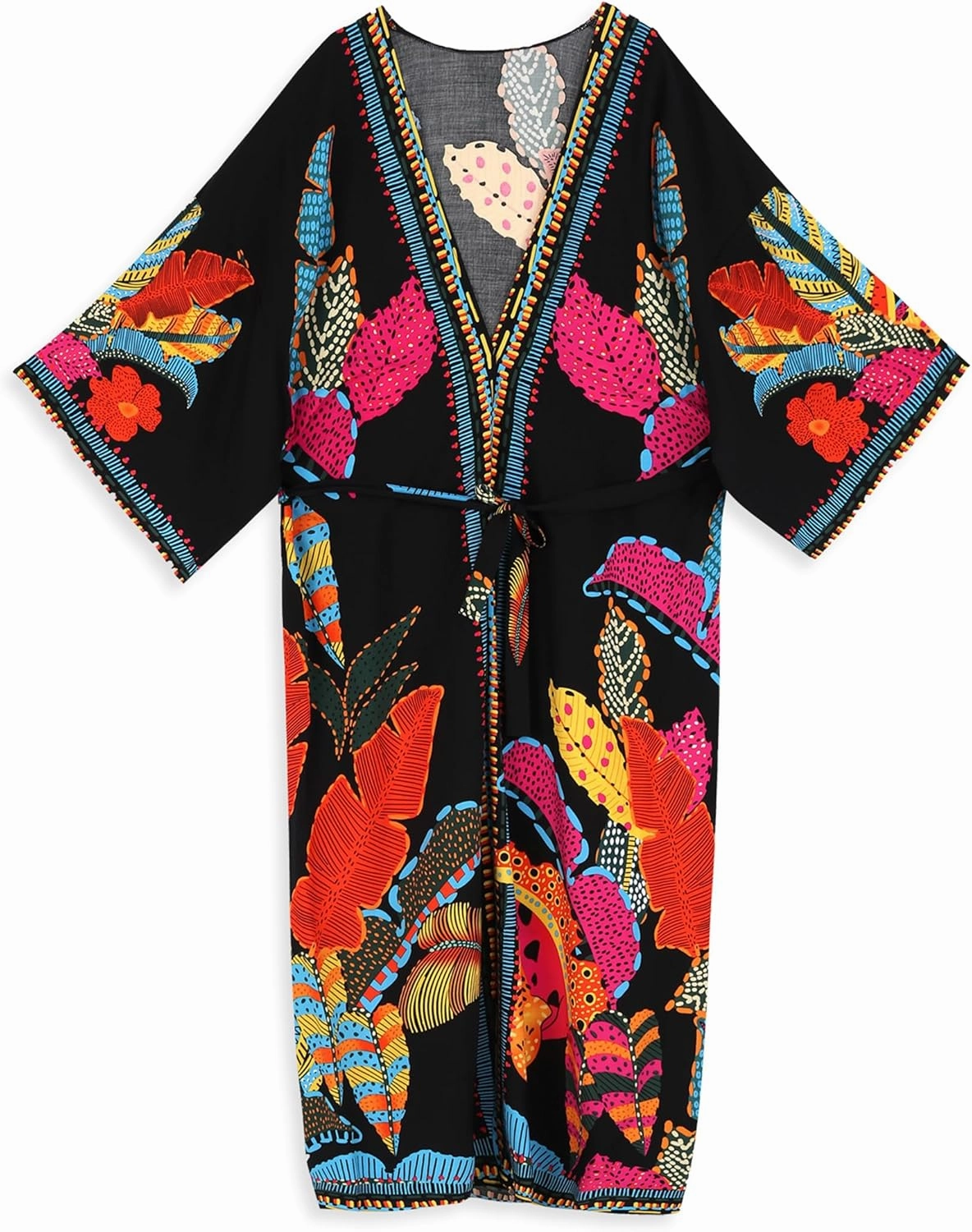 Long Kimonos Swimsuit Cover ups for Women Plus Size Maternity Swimwear Coverup Beach Wear Vacation Outfits